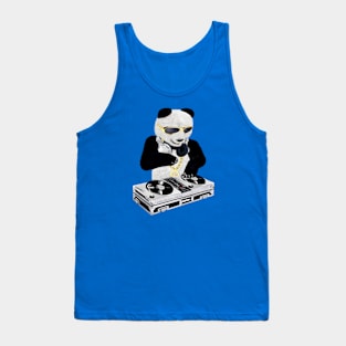 DJ Panda Bling Bling Tank Top